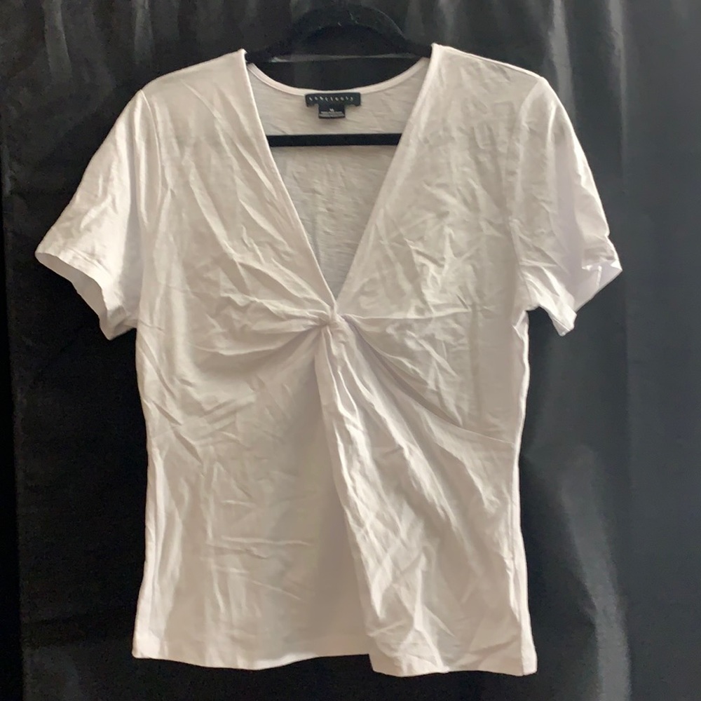 Sanctuary Twist Front Deep V Tee